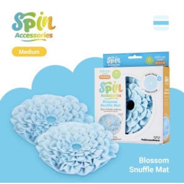 SPIN - Blossom Snuffle Mat - Baby Blue - Duo Pack