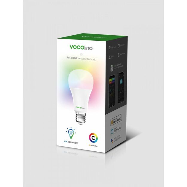 VOCOlinc - Colorful E27 LED bulb