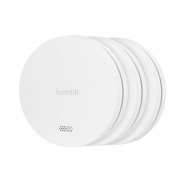 Hombli - Smart Smoke Detector Promo Pack 2+1, White