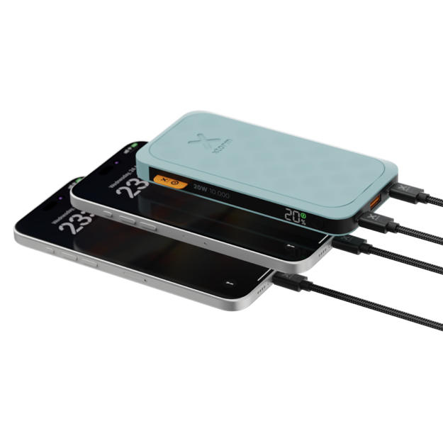 Xtorm - 20W Fuel Series Powerbank 10.000mAh - Teal Blue