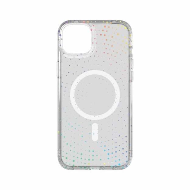 Tech21 - Evo Sparkle MagSafe - iPhone 14 Plus - Clear