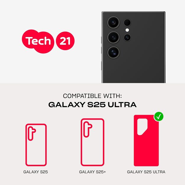 Tech21 - Evo Lite Samsung Galaxy S25 Ultra Black
