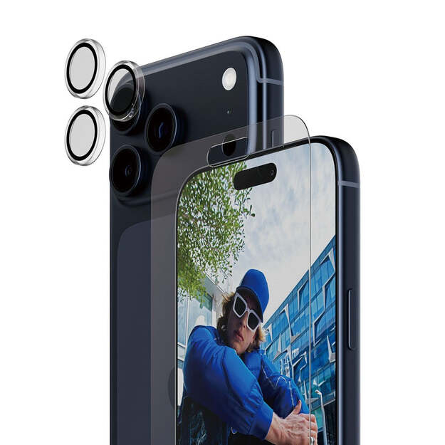 PanzerGlass - 2-in-1 Classic Bundle - iPhone 17 Pro Max - w. FASTFIT IN-A-BOX