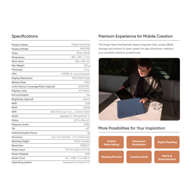 XPPen - Magic Note Pad