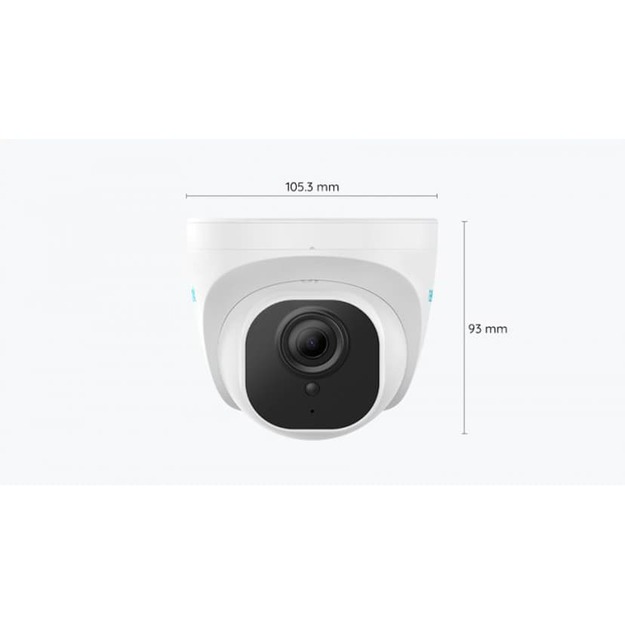 Reolink – P334 Outdoor PoE Security IP Camera with Smart Detection – White