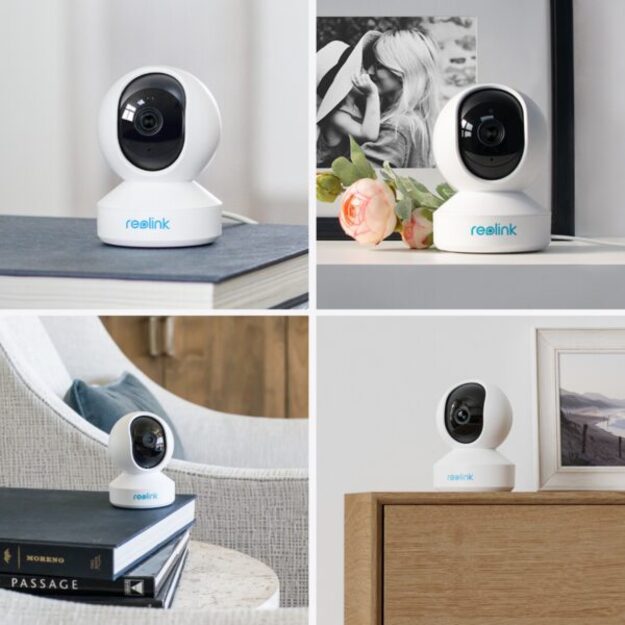 Reolink – E1 Pro (E330) Smart Wi-Fi PT Indoor Camera – White
