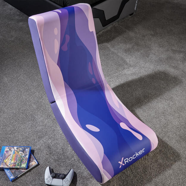 X-Rocker - Video Rocker Gaming Floor Chair - Lava Pink