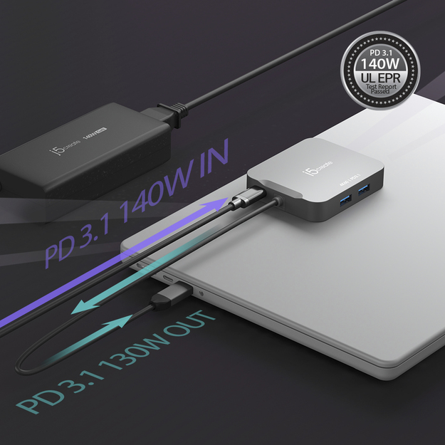 J5create - 4K60 Elite USB-C Travel Adapter