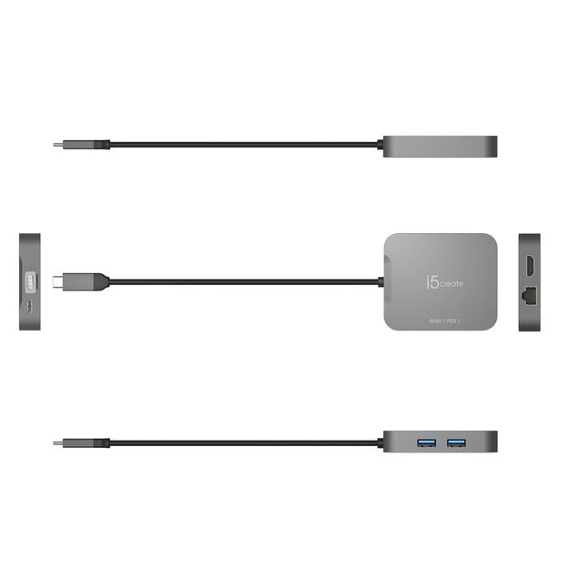 J5create - 4K60 Elite USB-C Travel Adapter