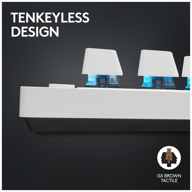 Logitech - G PRO X TKL Lightspeed - Tactile - Nordisk