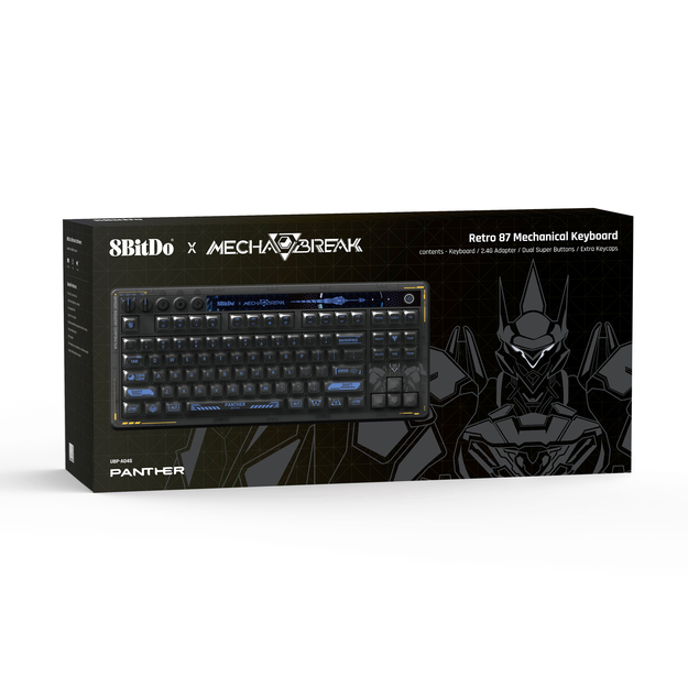 8Bitdo - Mechanical Keyboard Mecha Break Ed. - Black - 87 Keys
