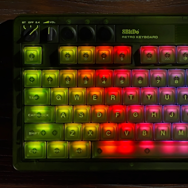 8BitDo - Retro 108 Mechanical Keyboard - Xbox Edition