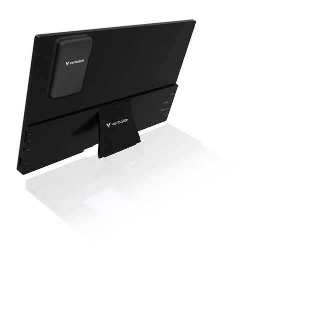Verbatim - Portable 13.3 WUXGA Touch Monitor ALU with Wireless Power Supply incl. Power Bank 5000mAh