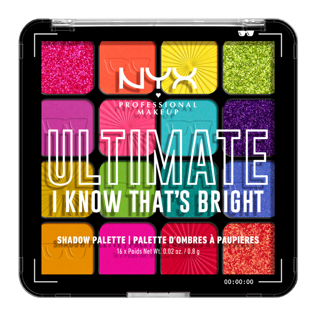 NYX Professional Makeup - Ultimate Color Palette 16-Pan - I Know thats Bright 04W