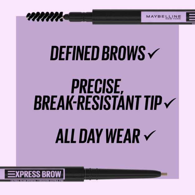 Maybelline - Brow Ultra Slim Pencil - Black Brown - 4,22 g