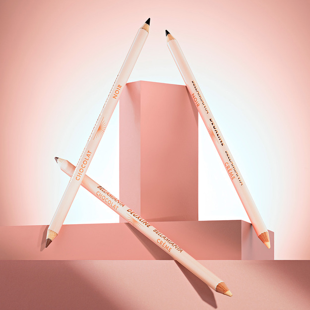 Bellamianta - Deuxline 2 in 1 Eyeliner Pencil - Cream and Brown - 1.6g