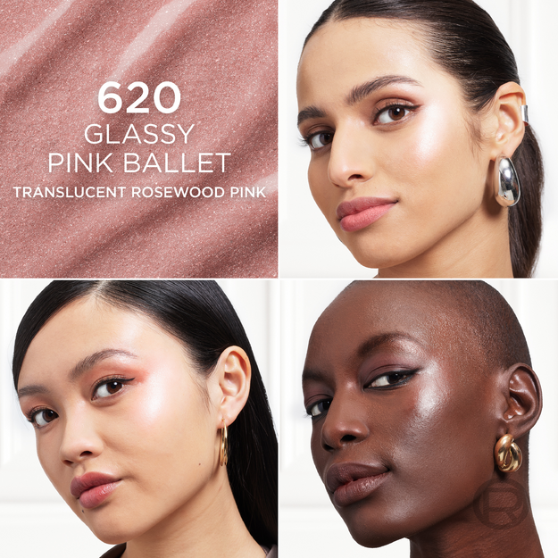 L'Oréal - Lumi Le Glass Highlighter Stick 620 Glassy Pink Ballet - Pink - 5 g