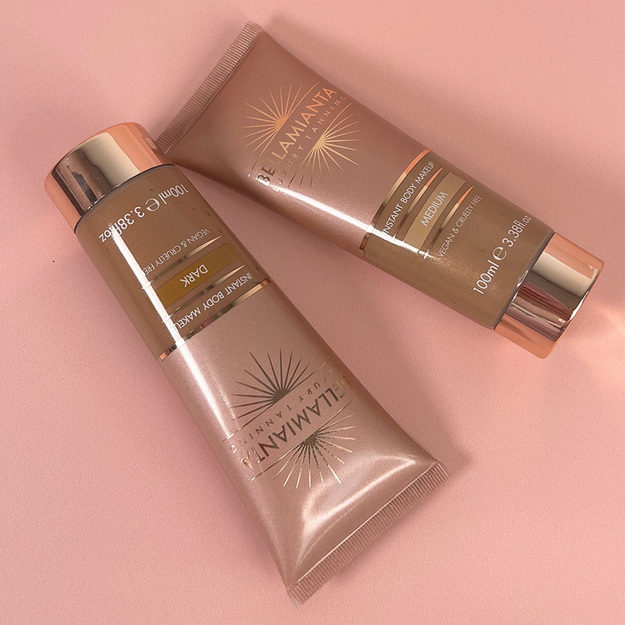 Bellamianta - Instant Body Make Up - Dark - 100 ml