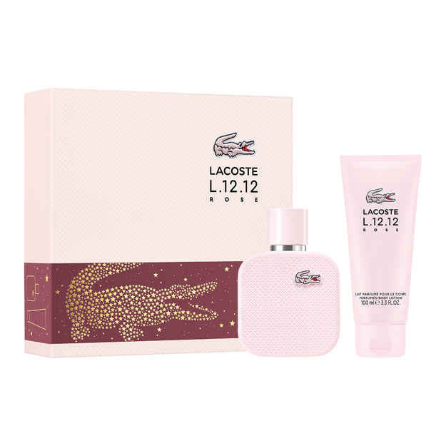 Lacoste - L.12.12 Rose Set - 50ml EDP + 100ml BL