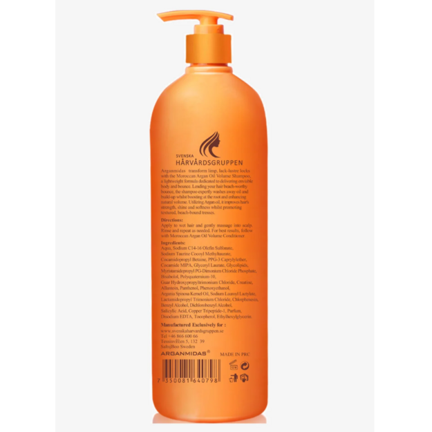Arganmidas - Moroccan Argan Oil Volume Shampoo -1000ml