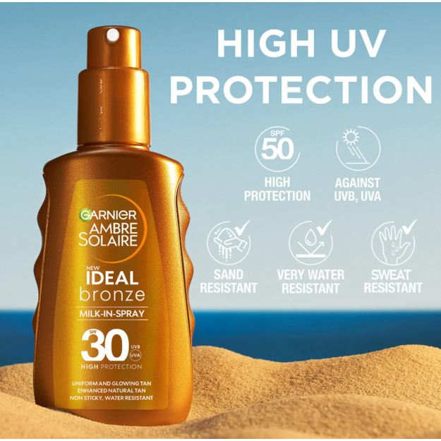Garnier - Ambre Solaire - Ideal Bronze Milk-in-Spray - SPF 30