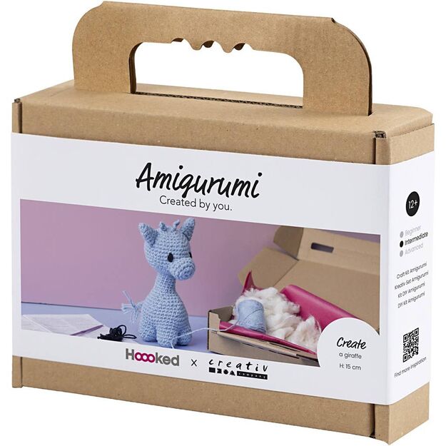 Craft Kit Amigurumi - Giraffe - light blue (977878)