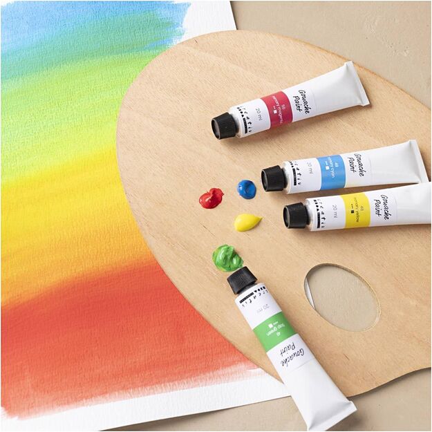 Gouache Paint - standard colours - 6x20 ml (35600)