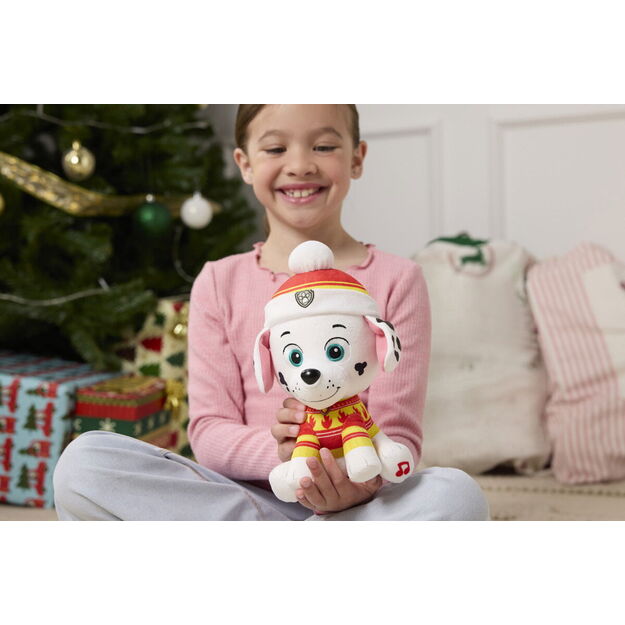 Paw Patrol - Christmas Music Plush 20 cm - Marshall