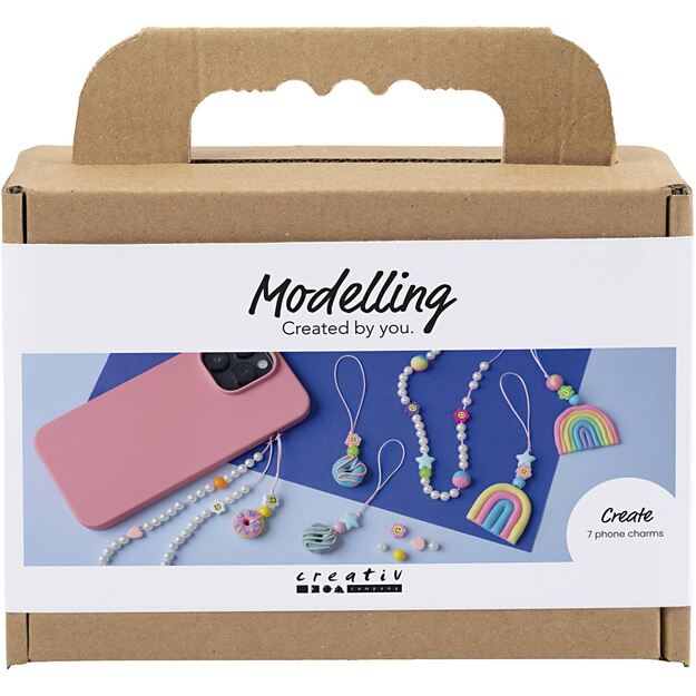 Mini Craft Kit Modelling - Mobile charm - assorted colours (977850)