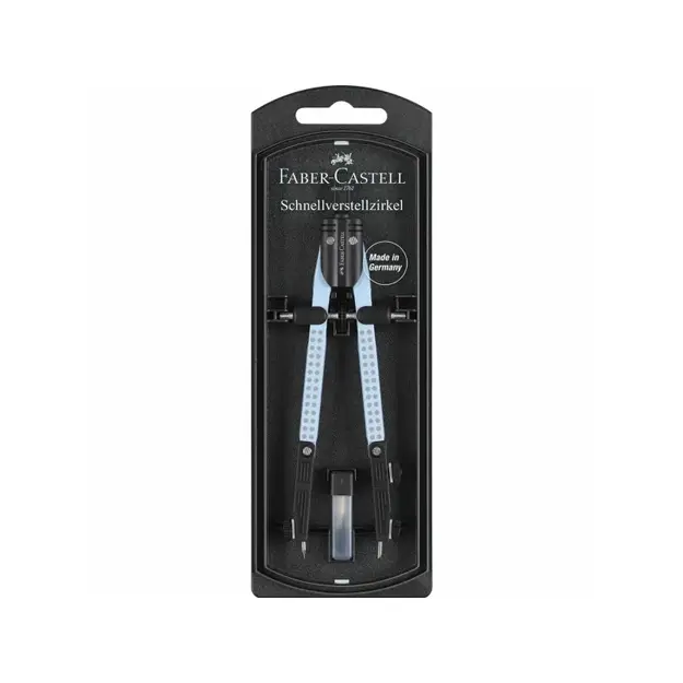 Faber-Castell - Compass - Quick set Grip, Sky (174074)