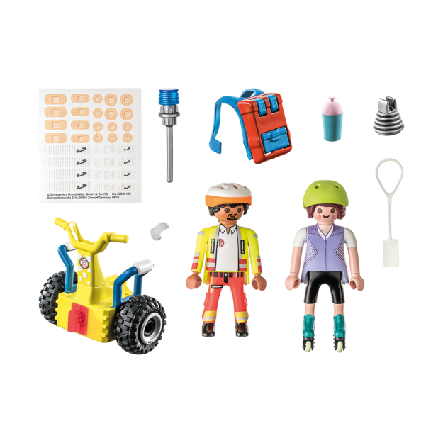 PLAYMOBIL - Starter Pack Rescue with Balance Racer (71257)