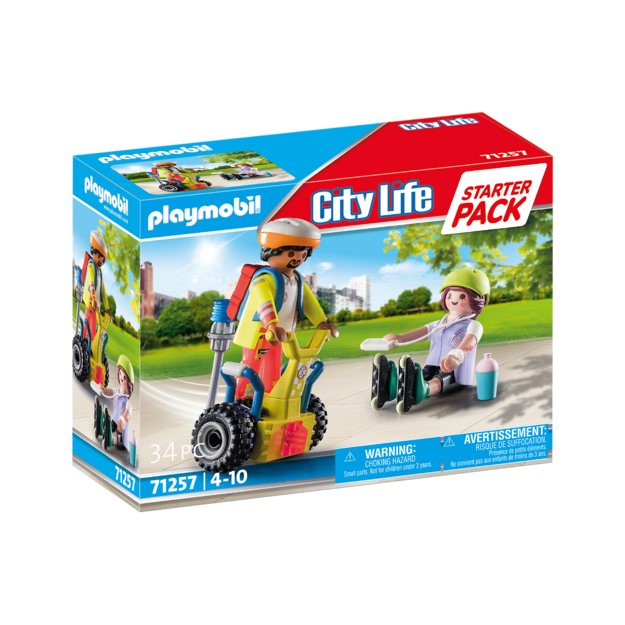 PLAYMOBIL - Starter Pack Rescue with Balance Racer (71257)