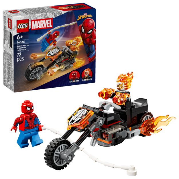 LEGO - Super Heroes - Spider-Man vs. Ghost Rider Motorcycle (76335)