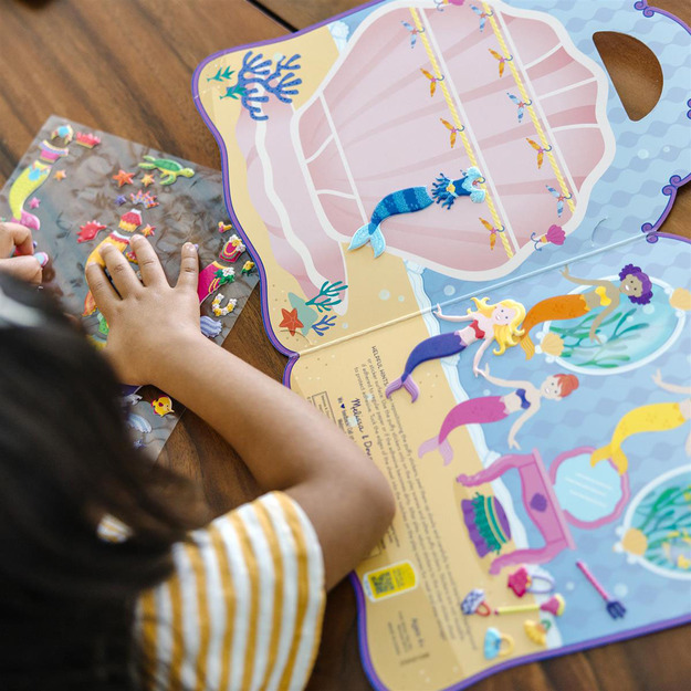 Melissa & Doug - Reusable Puffy Stickers Playset Mermaid (806035)