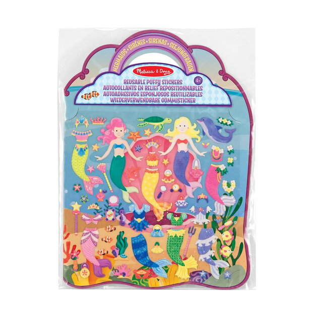 Melissa & Doug - Reusable Puffy Stickers Playset Mermaid (806035)
