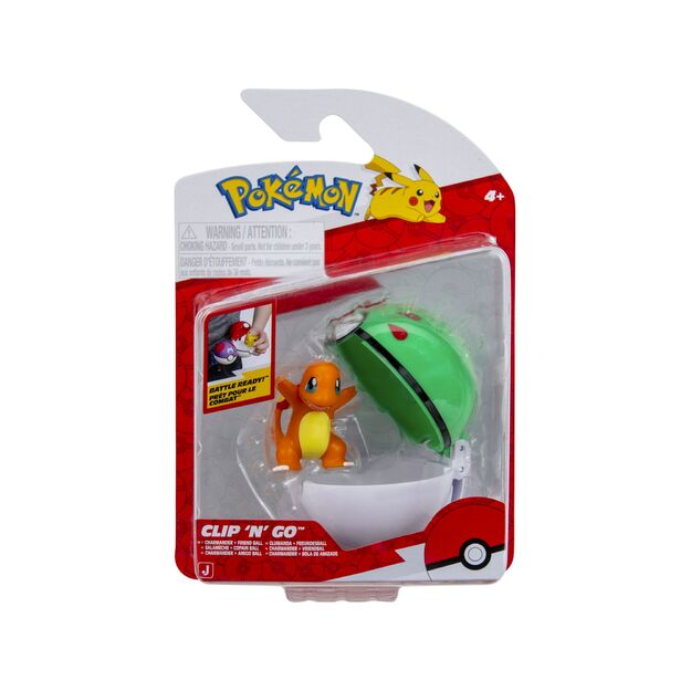 Pokémon - Clip N Go Charmander with Friend Ball (PKW4162)