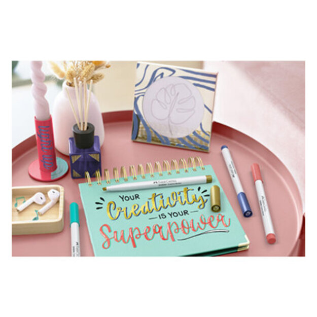 Faber-Castell - Creative Marker Gofa Calligraphy - Soft Lettering - 6 pcs (160906)