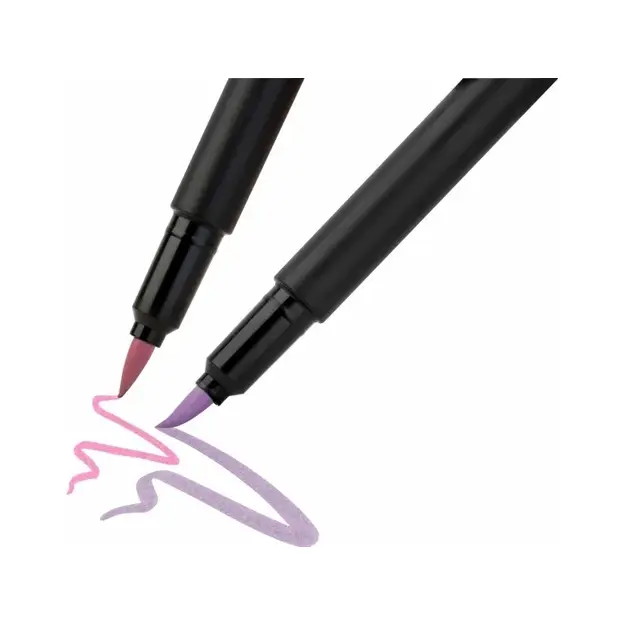 Faber-Castell - Brush pens Black Edition - 6x Pastel (116453)