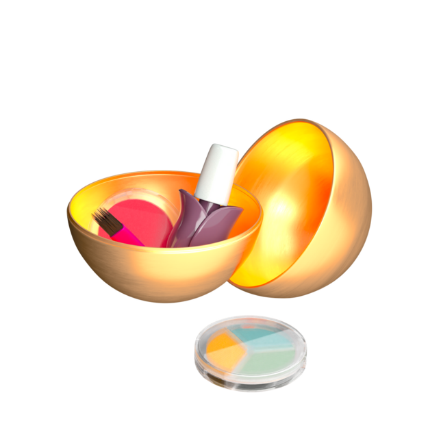 Glam Surprise - Makeup Capsule, with 3 pcs makeup (500001)