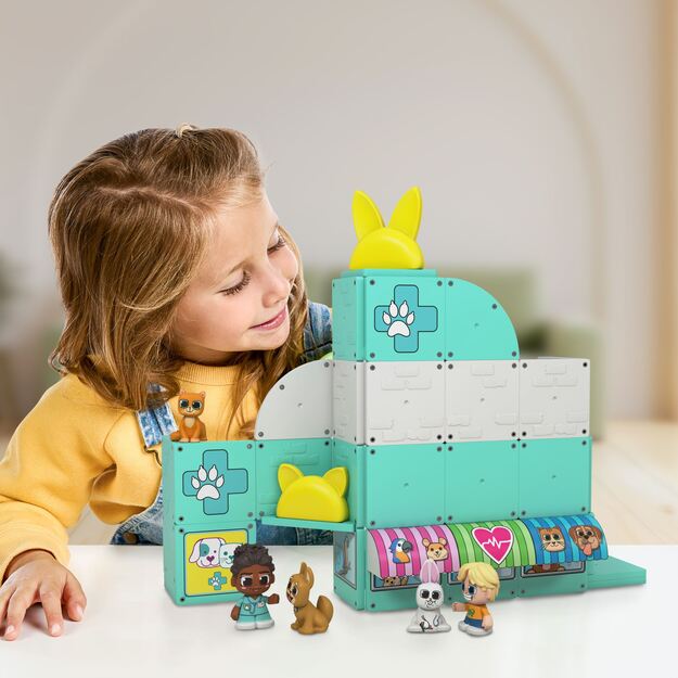 Tile Town - Veterinary Clinic, Magnetic Building Kit (90306)
