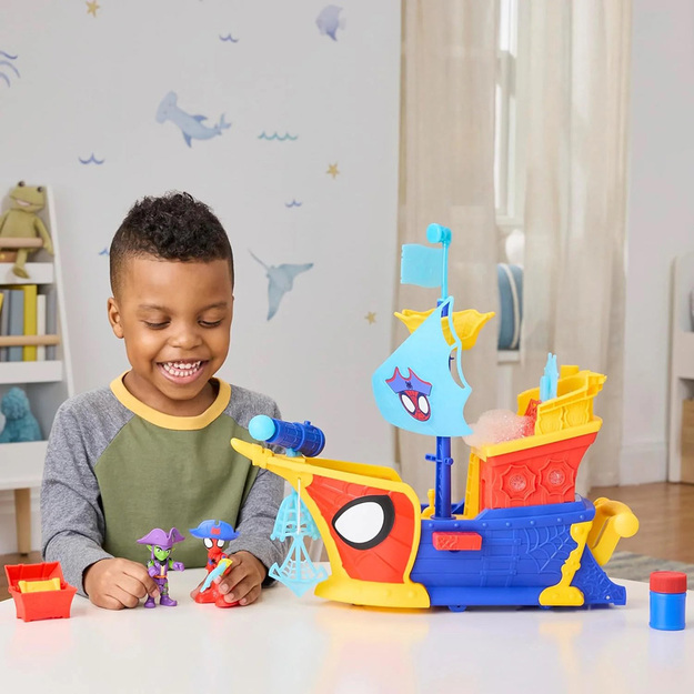 Spidey Water-Webs Bubble Pirate Ship (G0666)