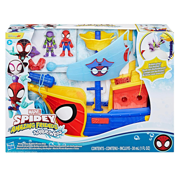 Spidey Water-Webs Bubble Pirate Ship (G0666)