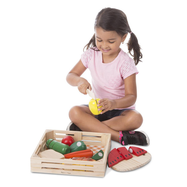 Melissa & Doug - Food Play Wooden Cutting Food (806106)