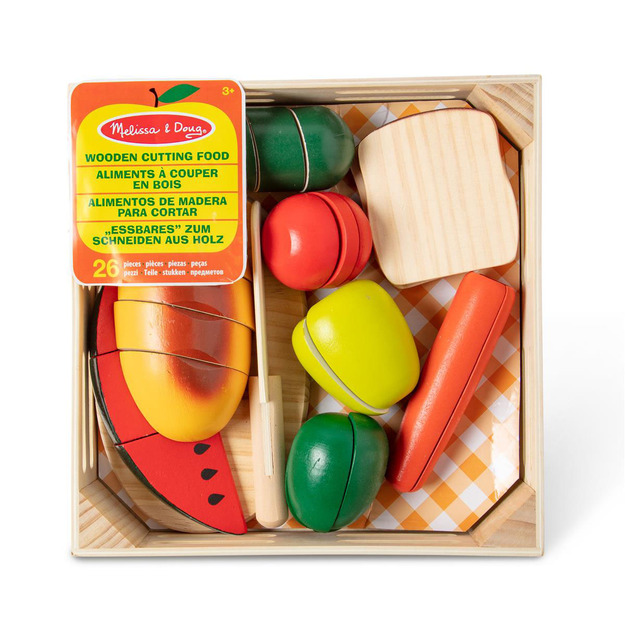 Melissa & Doug - Food Play Wooden Cutting Food (806106)