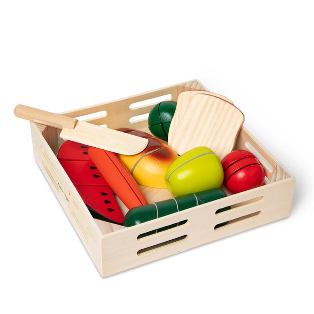 Melissa & Doug - Food Play Wooden Cutting Food (806106)