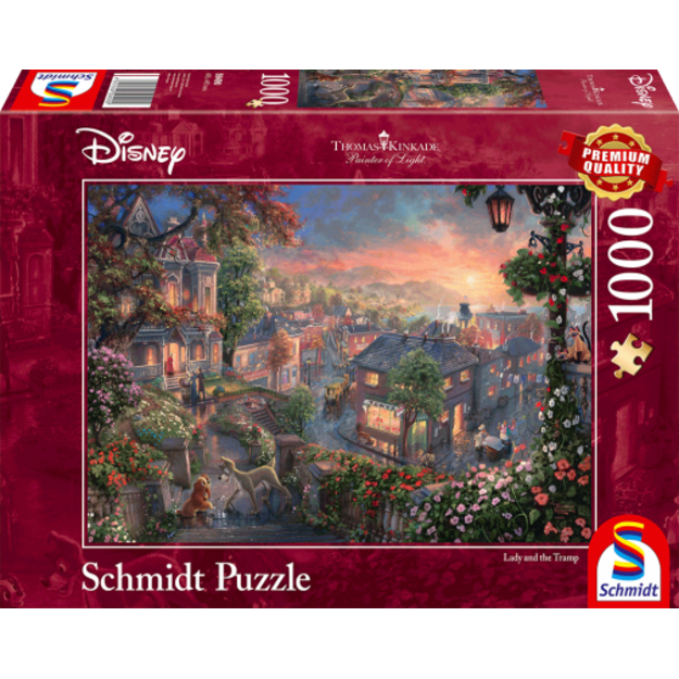 Schmidt - Thomas Kinkade: Disney - Lady and the Tramp (1000 pieces) (SCH9490)