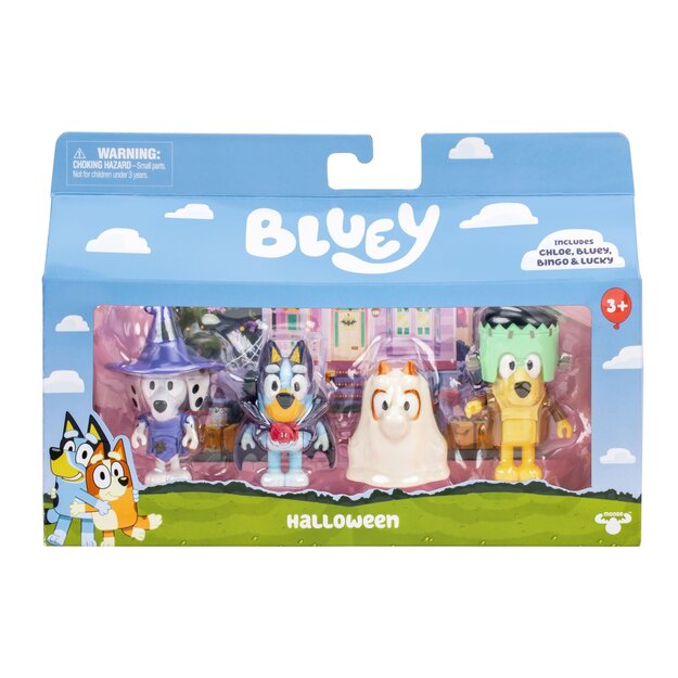 Bluey - Figures 4-Pack - Halloween (90266)
