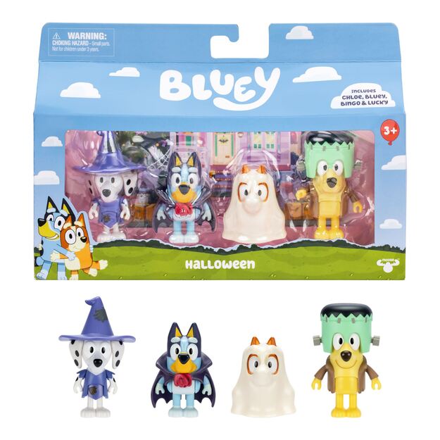 Bluey - Figures 4-Pack - Halloween (90266)