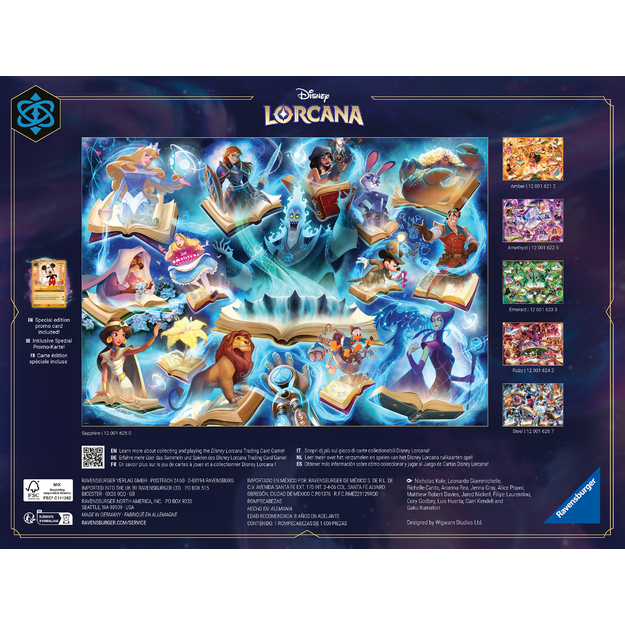 Ravensburger - Glimmers of the Realm: Sapphire 1000p (12001625)