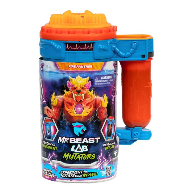 Mr. Beast Lab - Mutators, Mutation Chamber Flame Panther (20427)